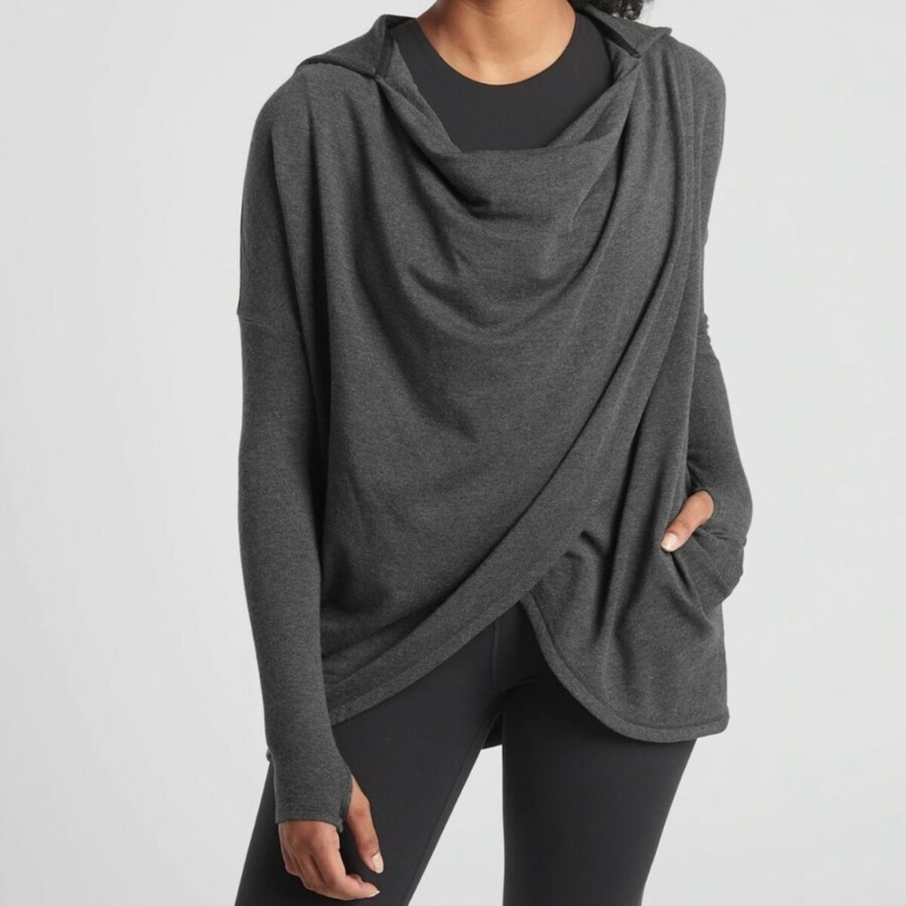 Athleta Purana Wrap Sweatshirt